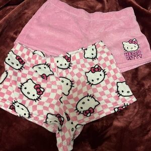 Sanrio Hello Kitty Pink Checkered Shorts